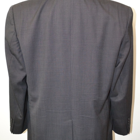 Jos A Bank 46R Sport Coat Blazer Suit Jacket Black - Picture 4 of 8